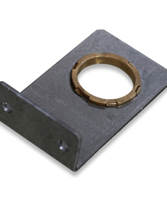 Plain bearing ELD12 angled 70mm brass galv